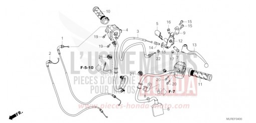 HANDLE LEVER/SWITCH/CABLE CB500FAR de 2024